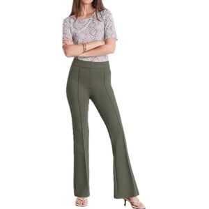 Loft, Olive Green Women's Flared Pants